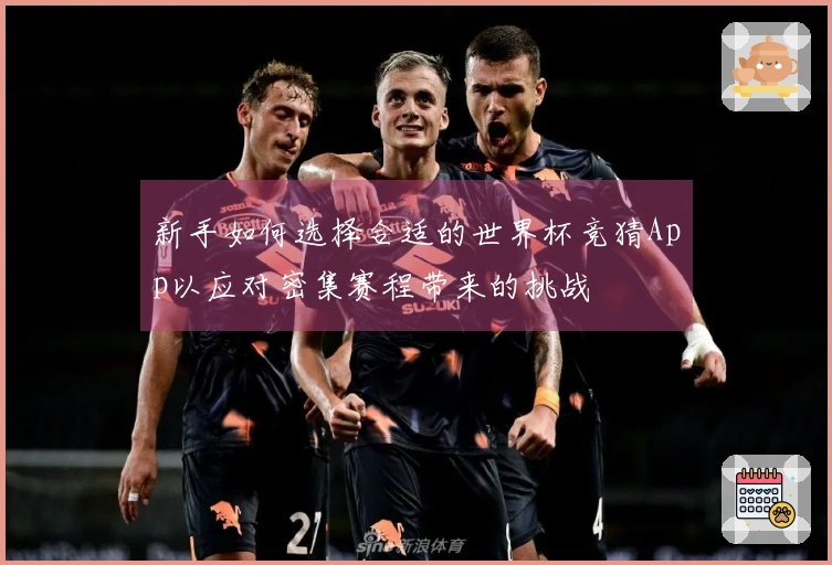 新手如何选择合适的世界杯竞猜App以应对密集赛程带来的挑战