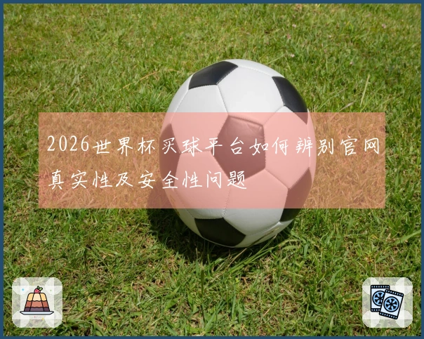 2026世界杯买球平台如何辨别官网真实性及安全性问题